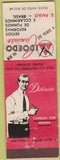 Matchbook Cover - Vidoedo Dress Shirts Sao Paulo Brazil WEAR