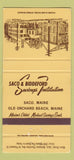 Matchbook Cover - Saco Biddeford Savings Old Orchard Beach ME WEAR 30 Strike