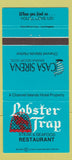 Matchbook Cover - Lobster Trap Casa Sirena Oxnard CA 30 Strike