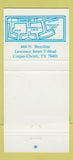 Matchbook Cover - The Lighthouse Restaurant Corpus Christi TX 30 Strike