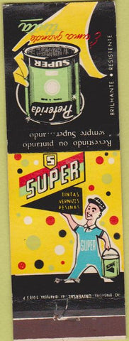 Matchbook Cover - Super Paint Brazil