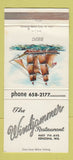 Matchbook Cover - The Windjammer Restaurant Kenosha WI WEAR 30 Strike