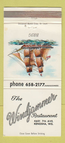 Matchbook Cover - The Windjammer Restaurant Kenosha WI WEAR 30 Strike