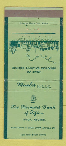 Matchbook Cover - Farmers Bank of Tifton GA 30 Strike