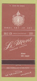 Matchbook Cover - Le Mont Restaurant Pittsburgh PA WEAR 30 Strike