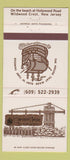 Matchbook Cover - Captain's Table Restaurant Wildwood Crest NJ 30 Strike