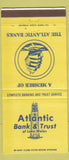 Matchbook Cover - Atlantic Bank and Trust Lake Wales FL 30 Strike