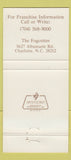 Matchbook Cover - The Fogcutter Charlotte NC 30 Strike
