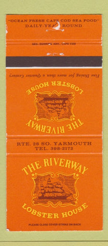 Matchbook Cover - Riverview Lobster House South Yarmouth MA 30 Strike