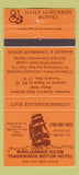 Matchbook Cover - Windjammer Room Tradewinds Motor Hotel Lively ON 30 Strike