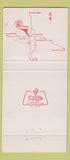 Matchbook Cover - Beef House Covington IN 30 Strike