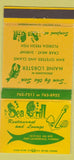 Matchbook Cover - Sea Grill Restaurant Fort Lauderdale FL 30 Strike
