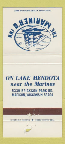 Matchbook Cover - Mariner's Inn Madison WI WORN 30 Strike