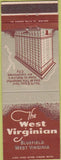 Matchbook Cover - The West Virginian Hotel Bluefield WV