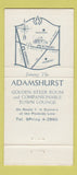 Matchbook Cover - Allenhurst Restaurant Danvers MA 30 Strike