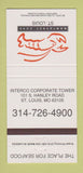 Matchbook Cover - Nantucket Cove St Louis MO seafood lobster 30 Strike
