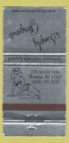 Matchbook Cover - Simply Gorgeous Lingerie Mineola NY girlie WEAR 30 Strike