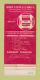 Matchbook Cover - Domino Club San Francisco CA girlie 30 Strike