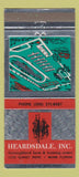 Matchbook Cover - Heardsdale Horse Racing Farm Training Miami FL 30 Strike