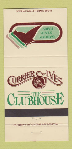 Matchbook Cover - Garden State Parks Horse Racing Cherry Hill NJ 30 Strike