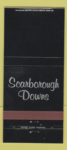 Matchbook Cover - Scarborough Downs Horse Racing 30 Strike