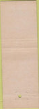 Matchbook Cover - Hotel Fort Shelby Detroit MI CREASE