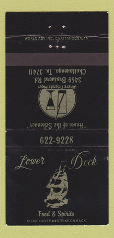 Matchbook Cover - Lower Dock Restaurant Chattanooga TN 30 Strike