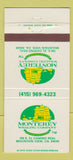 Matchbook Cover - Monterey Whaling Company Mountain View CA 30 Strike