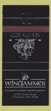 Matchbook Cover - Windjammer Restaurant Cincinnati OH 30 Strike