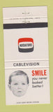 Matchbook Cover - Cablevision TV BC? 30 Strike