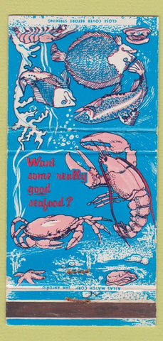 Matchbook Cover - Christie's Seafood 30 Strike