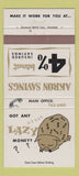 Matchbook Cover - Akron Savings OH piggy bank 30 Strike