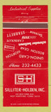 Matchbook Cover - Silliter Holden West Hartford CT tools? Parts? WEAR 30 Strike