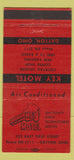 Matchbook Cover - Key Motel Dayton OH 30 Strike