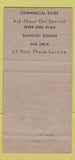 Matchbook Cover - Key Motel Dayton OH 30 Strike