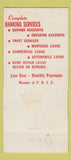 Matchbook Cover - People's Savings Trust Hazleton PA 30 Strike