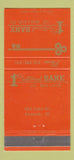 Matchbook Cover - 1st National Bank Antioch IL 30 Strike