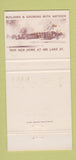 Matchbook Cover - 1st National Bank Antioch IL 30 Strike