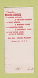 Matchbook Cover - People's Savings Trust Hazleton PA #1 30 Strike