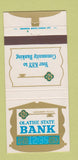 Matchbook Cover - Olathe State Bank KS 30 Strike