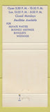 Matchbook Cover - Hungry Dutchman Restaurant Denver Colorado 30 Strike