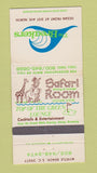 Matchbook Cover - The Breakers Myrtle Beach SC Safari Room 30 Strike