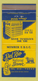 Matchbook Cover - Del Rio National Bank Del Rio TX 30 Strike