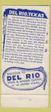 Matchbook Cover - Del Rio National Bank Del Rio TX 30 Strike