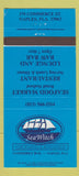 Matchbook Cover - Sea Witch Fish Market Restaurant Naples FL 30 Strike