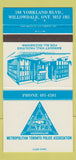 Matchbook Cover - Metro Toronto Police Association Willowdale ON 30 Strike