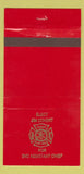 Matchbook Cover - Jim Covert Ossining Fire Dept NY 30 Strike