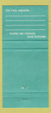 Matchbook Cover - Le D'Orsay Restaurant Quebec QC WEAR 30 Strike