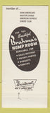 Matchbook Cover - Brahma Restaurant Ocala FL 30 Strike