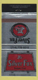 Matchbook Cover - Silver Fox Supper Club Anaheim CA 30 Strike